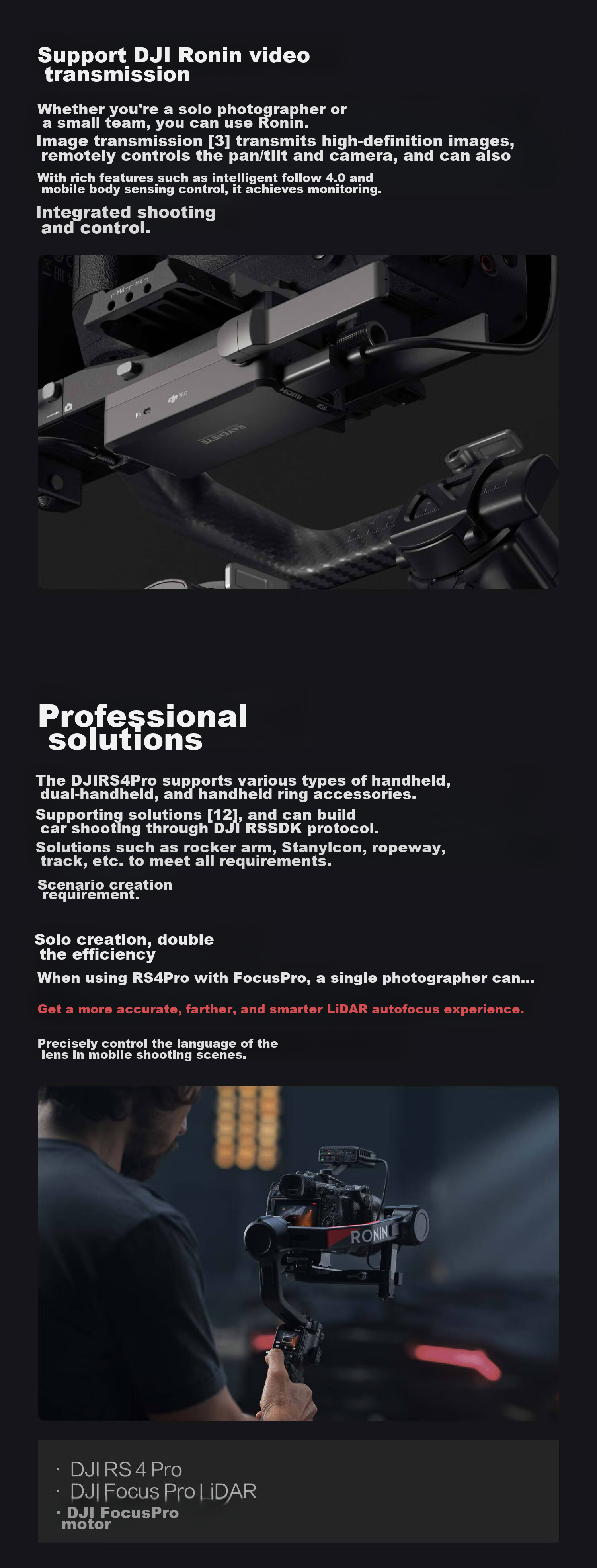 DJI RS 4 Pro, Handheld Gimbal Stabilizer, Three-Axis Anti-Shake Handheld Shooting Stabilizer, 4.5kg Load Capacity, Flagship Professional Model 17