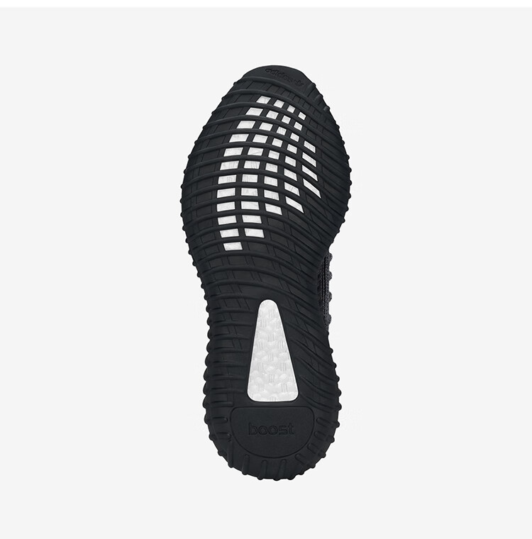 Adidas Men's And Women's YEEZY 350 V2 Black Agate Breathable Casual Shoes IG9606, Size 44 7