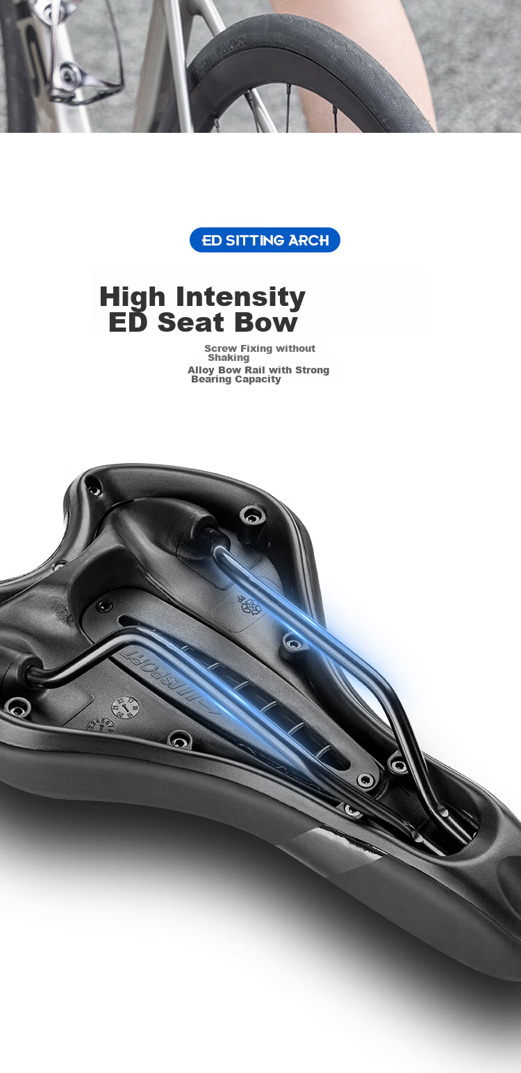 PLSELIS Bicycle Saddle, Ultra-Light Carbon Fiber Seat, for Road Bikes And Mountain Bikes, Professional Racing, Hollow Breathable Cushion, Cycling Equipment Accessory 9