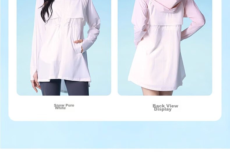 CAMEL [Camellia] Outdoor Sun Protection Clothing for Women, New Summer Style, UV Protection, Waist-Cinching Sun Protection Garment 7