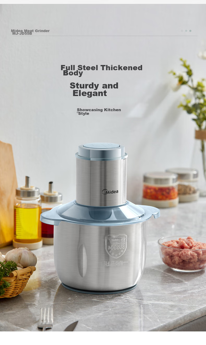 Midea Meat Grinder JD Self-Operated Home Use Large Capacity 5L High Power 1000W Pure Copper Motor Multifunction Commercial Electric Meat and Vegetable Grinder 90R03 23