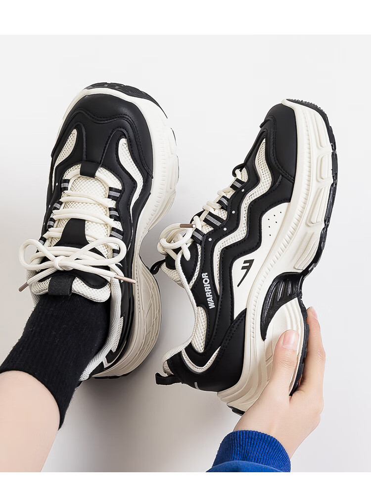 Huili Official Women's Shoes, Summer Sports Shoes for Women, 2026 New Trendy Comfortable Footwear, Black And White, Size 35 (225mm) 16