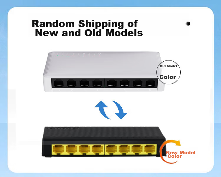 Dahua 8-Port Gigabit Switch, Enterprise-Grade Plug-And Simple Switch, Home Surveillance Small Network Splitter, Ethernet Plastic Case Network Cable Splitter 14