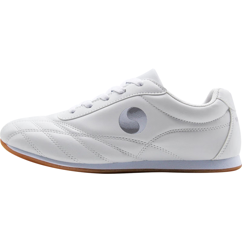 Shuangxingbate Tai Chi And Taekwondo Practice Shoes with Thin Soles for Middle-Aged And Elderly Men And Women, Square Dance Martial Arts Soft Leather Sports Competition Training Shoes