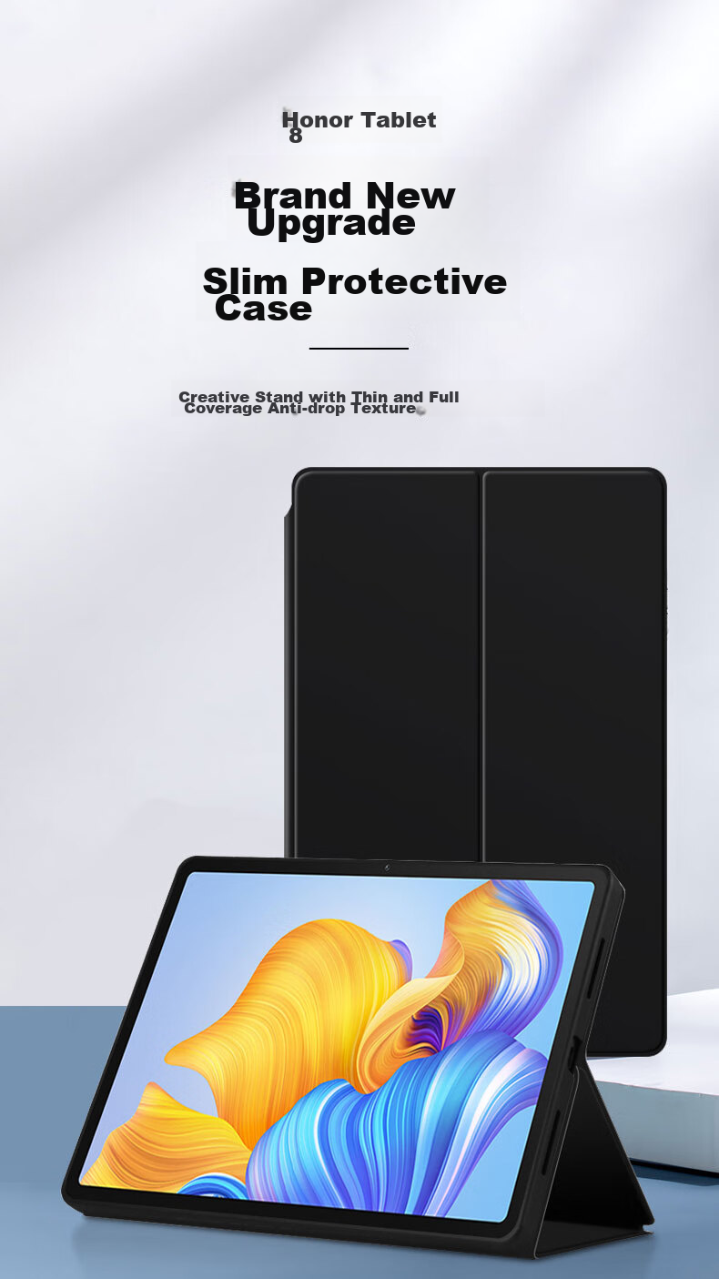 Cooler Master Case for Honor Tablet X10 11-inch 2026 Model Ultra-thin Full Coverage Shockproof Tri-fold Smart Leather Cover Shell 2