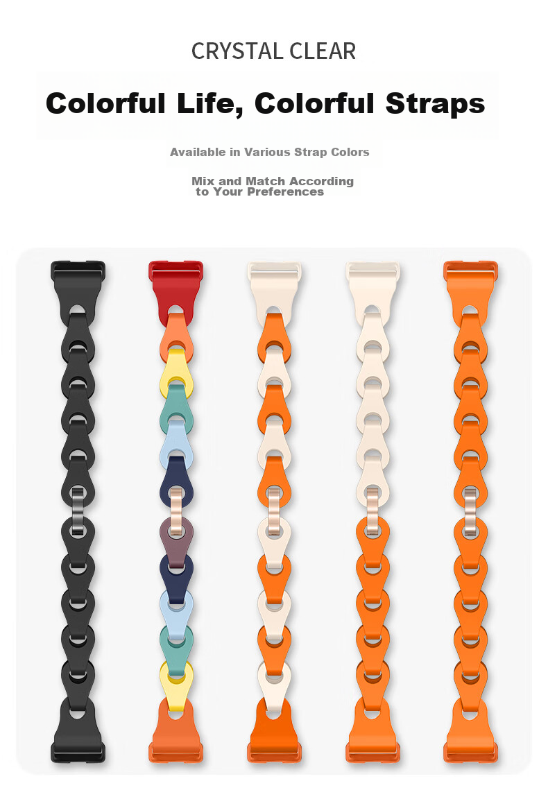 Binghong Compatible with Huawei Band 10 Strap, Bracelet for Huawei Band 9, Women's Strap for Huawei Band 8, Silicone Strap for Huawei Band 8 9 10 NFC, Wristband for Men - Starlight Color 3