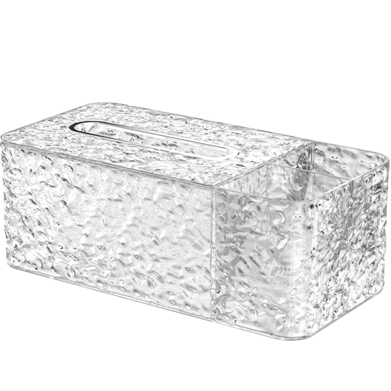 Daisy Leaf Desktop Storage Box, Tissue Box, Light Luxury Living Room Coffee Table Tissue Holder, Home Remote Control Storage Box