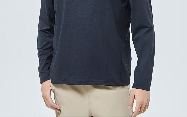 SCALER Outdoor Long-Sleeve T-Shirt for Men, Spring And Summer New Arrival, Ice Rainbow Silk Moisture-Wicking Quick-Dry Simple Running Sports Top for Wome 12