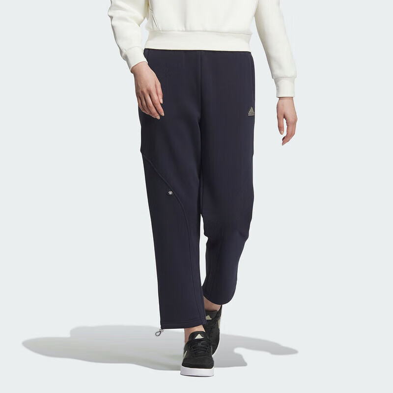 Adidas, Women's, LOGO FLEECE PNT, Sports Pants, JJ3572, Blue, XL