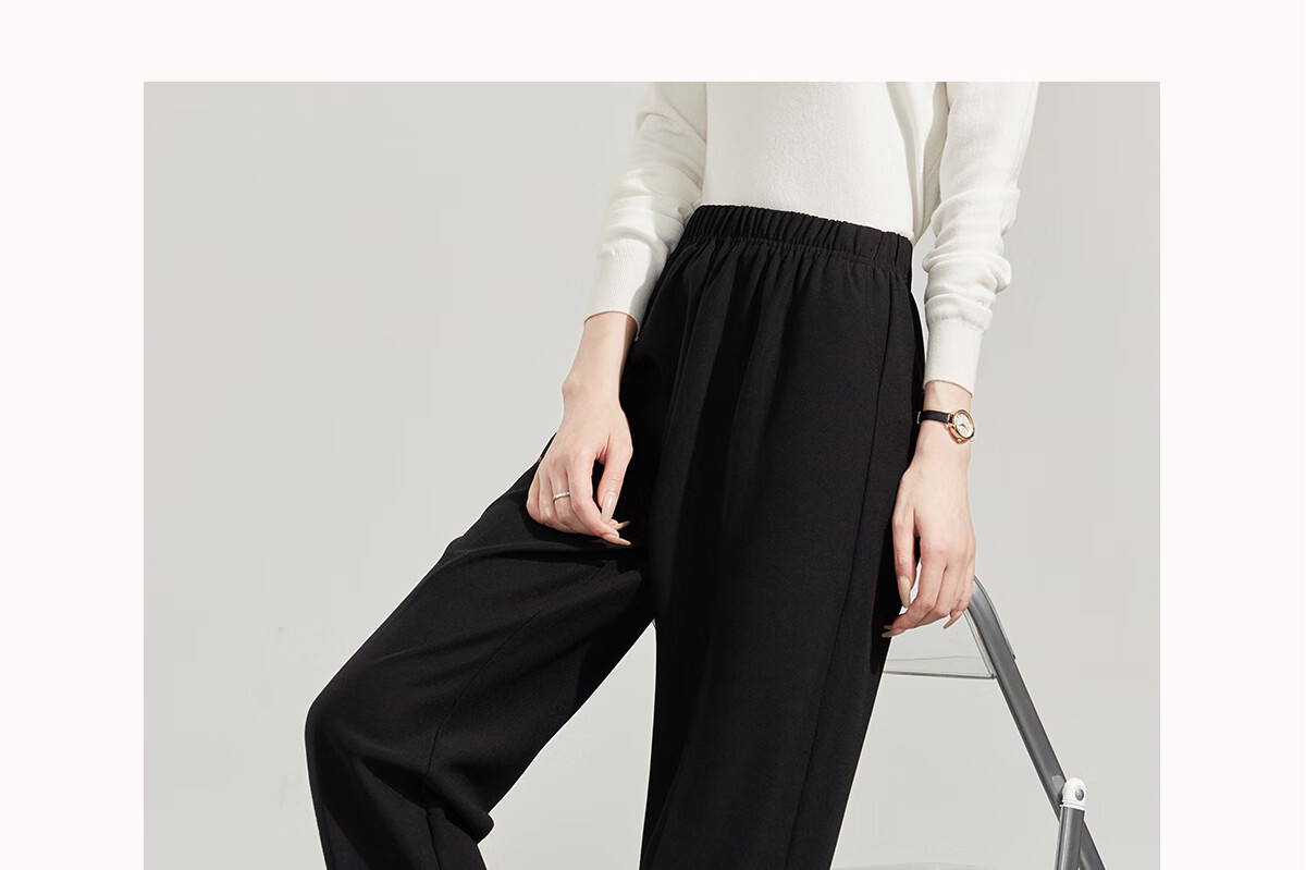 YUZHAOLIN Mom's Pants Spring And Autumn Casual Trousers Middle-Aged And Elderly Women's Straight-Leg Grandmother Pants Y23KK2624 13