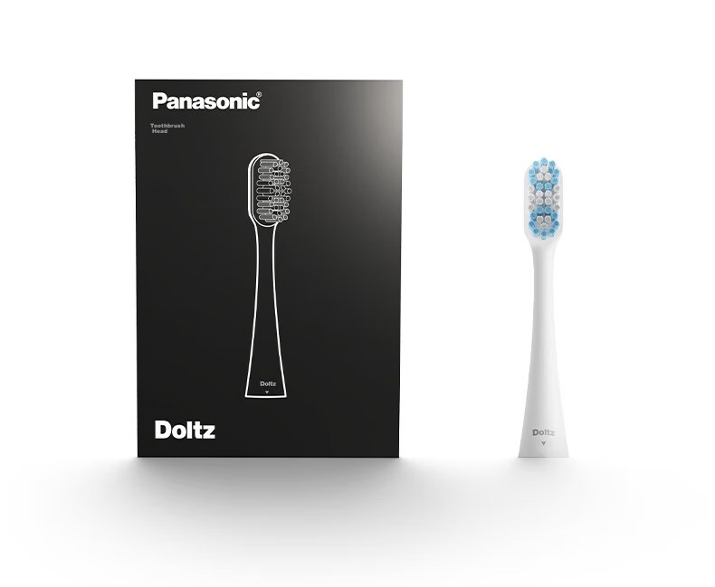 Panasonic Antibacterial Electric Toothbrush Heads WEW0880, 2-Pack, Compatible with DC75/DC50/DC40/PDP67/PDP51 And Most Other Models (Contact Customer Service for Details) 8