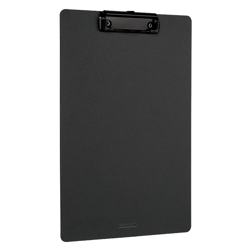 COMIX A4 Clipboard, Metal Strong Clip Plastic File Folder Multifunctional Writing Pad, Dark Gray, Office Supplies A7648