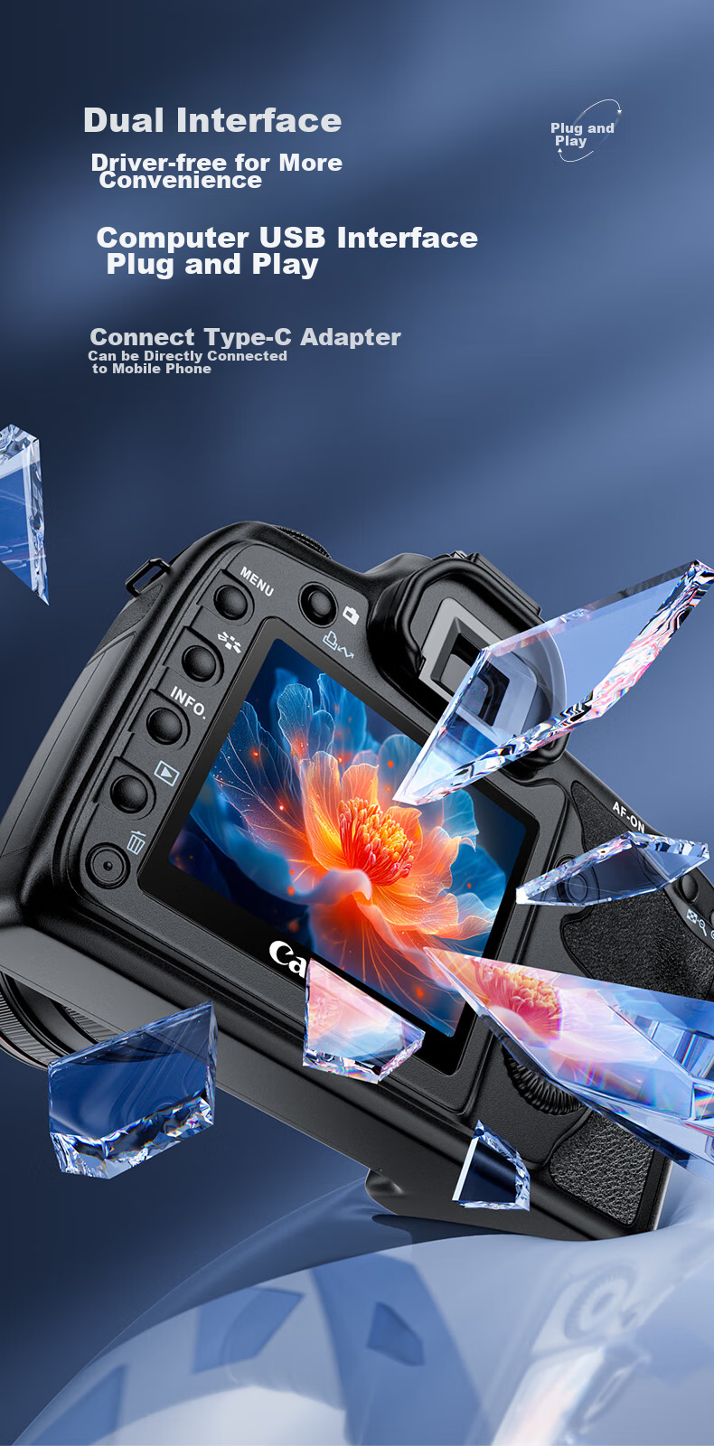 Llano Compatible with Canon EOS R100 R10 Camera, AR Film Screen Protector, Strong Anti-Glare High-Definition Clear Lens, Mirrorless Camera Accessory 9