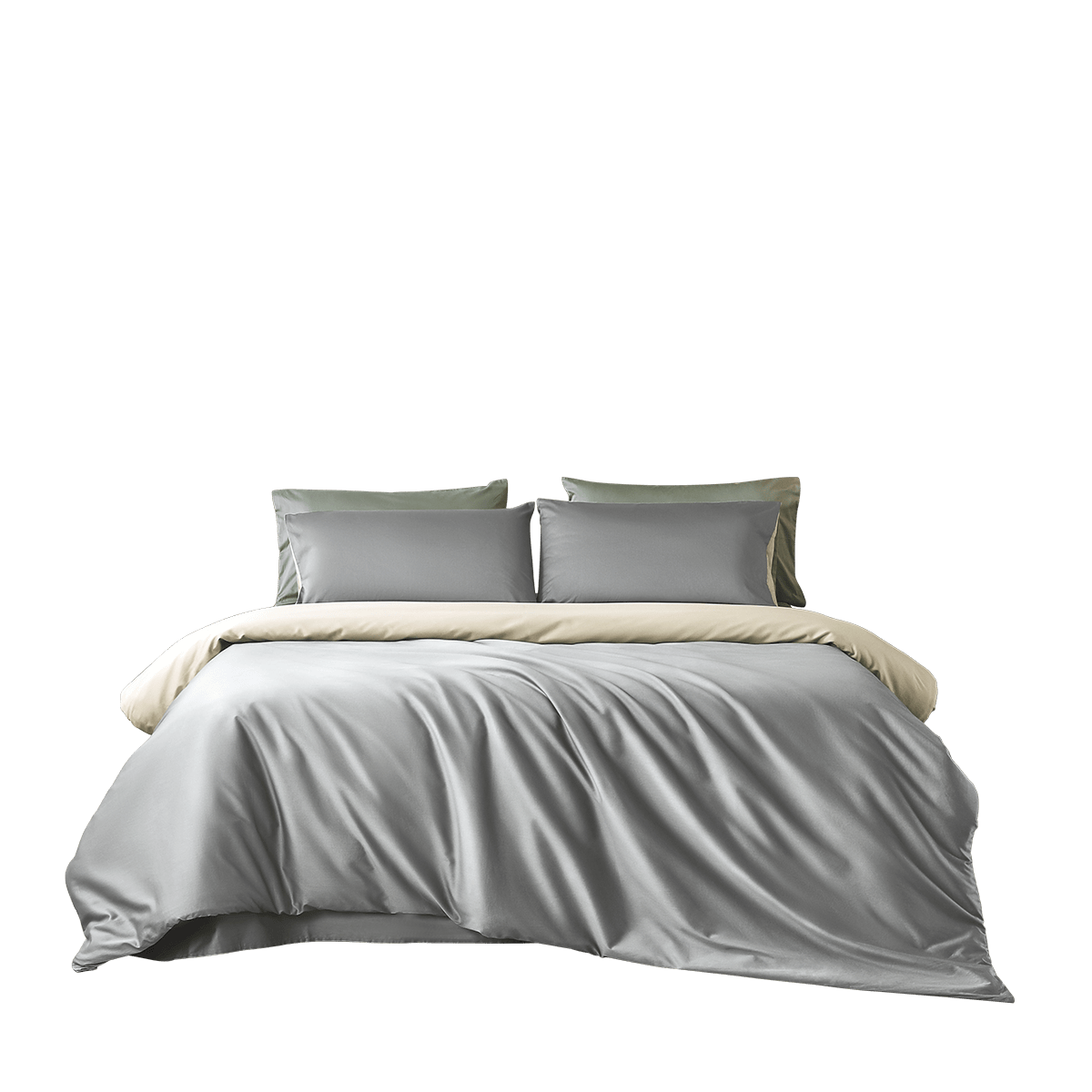 LOVO Luolai Home Textiles, Luxury 100S Long-Staple Cotton Sateen Four-Piece Bedding Set, All Cotton, 1.5 Meters, JINGDONG Customized Versio