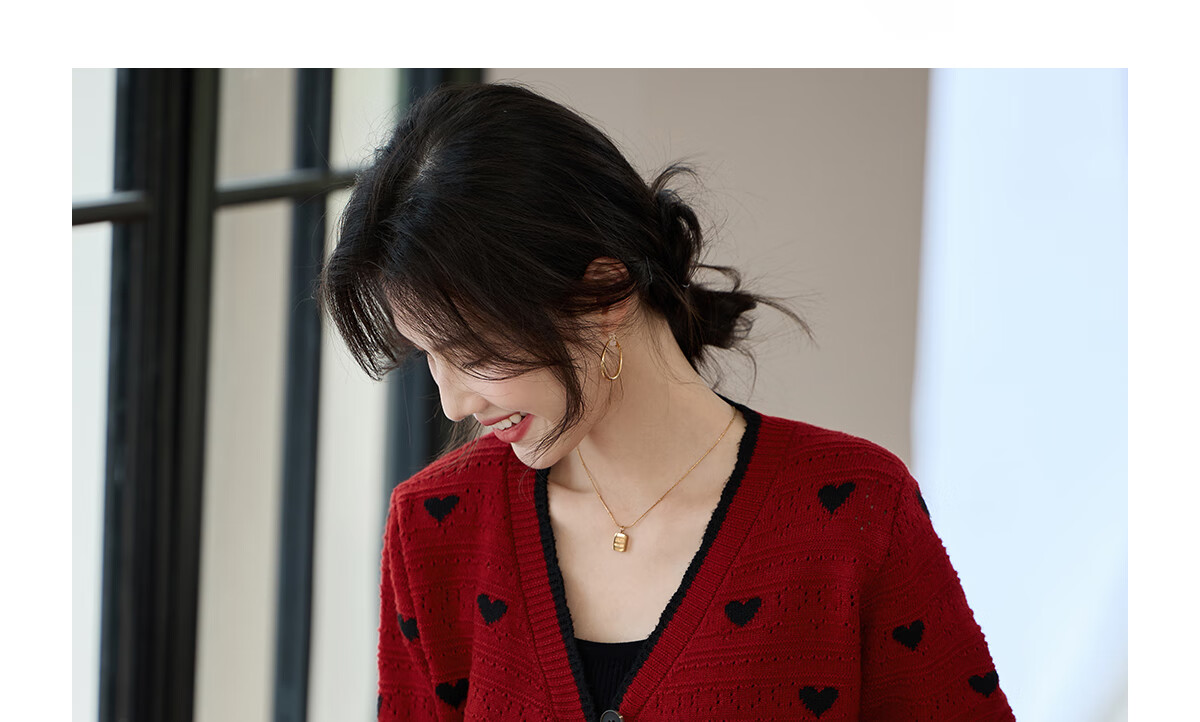 She Enjoy Women's Knitted Cardigan Stand Collar Zipper Sweater Jacket Casual Versatile Knit Outerwear T53Z092 4