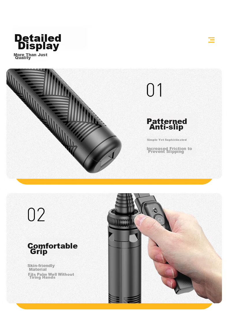 SelfieShow C18 New Ultra-Stable Aluminum Alloy 1.8-Meter Tripod, Selfie Stick with Anti-Shake, 360° Rotation, Handheld Outdoor Travel Live Streaming Photography Tool, Suitable for DJI Pocket 3 17