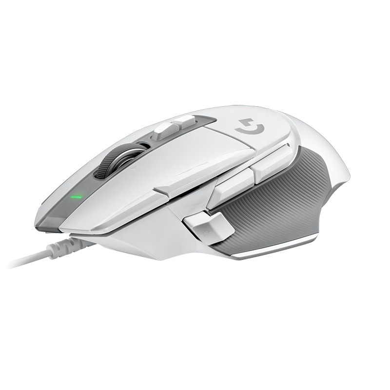 G G502 X Wired Gaming Mouse - White, New Optical Mechanical Hybrid Micro Switches, HERO Engine, G502 Advanced Wired Version, Essential for VALORANT Triangular Regio