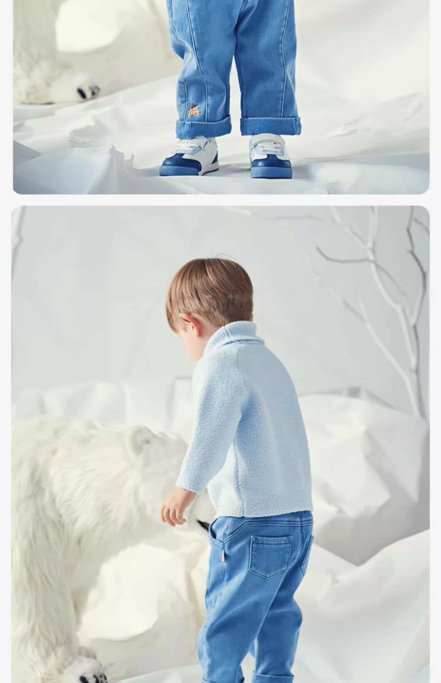 DAVE & BELLA Kids Turtleneck Sweater Autumn Winter Boys Cartoon Base Shirt Girls Chenille Top 4