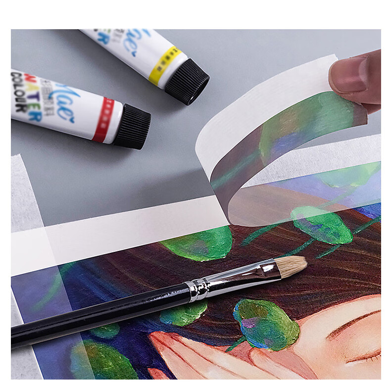 Oumai [Spring Festival Couplets Tape] Colored Masking Tape, 18mm*50m, 3 Rolls, Invisible Color-Coding Tape, Art Stickers, Renovation Masking Tape, Paint Protection, Grout Tape 10