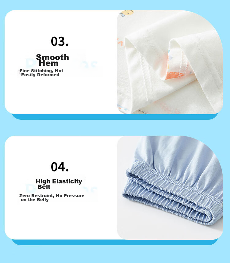 LangSha Children's Summer Pajamas, Thin Three-Quarter Sleeve Sleepwear, Air Conditioning Clothes for Boys And Girls, Home Wear Set for Older Childre 17