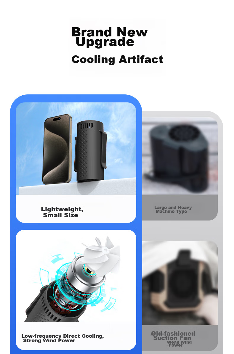 Masentek X1 Waist-Mounted Electric Fan, Portable Neck Strap Rechargeable Mini Air Conditioner, Cooling Device for Construction Sites, Outdoor Work, Welders, Long Battery Life with Strong Airflow 1