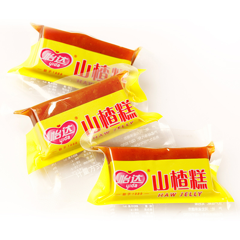怡达经典山楂糕252g独立包装约11包 山楂果糕京糕干儿童零食冰冻雪糕