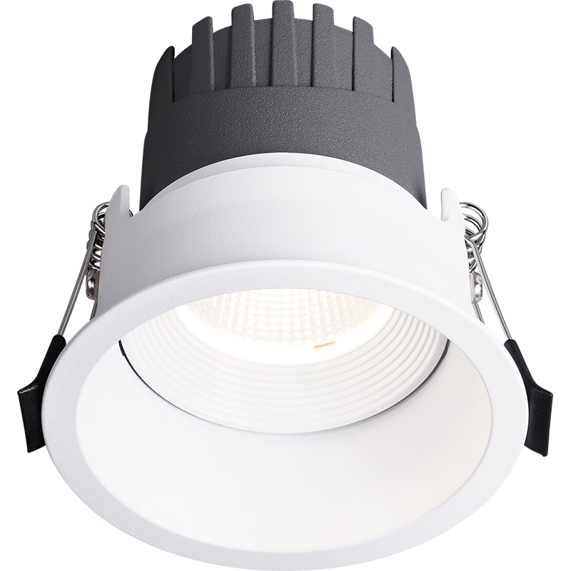 NVC LED Recessed Spotlight Home Background Wall Anti-Glare Wash Hill Aluminum White 9W Warm White CRI Ra98