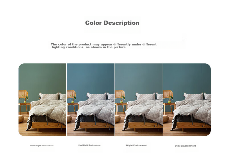 La Torretta Double-Layer Gauze Four-Piece Set, Pure Cotton High-End Color-Woven Jacquard Bedding Set with Duvet Cover And Bedsheet, Navy Blue, 1.8/1.5m Bed 15