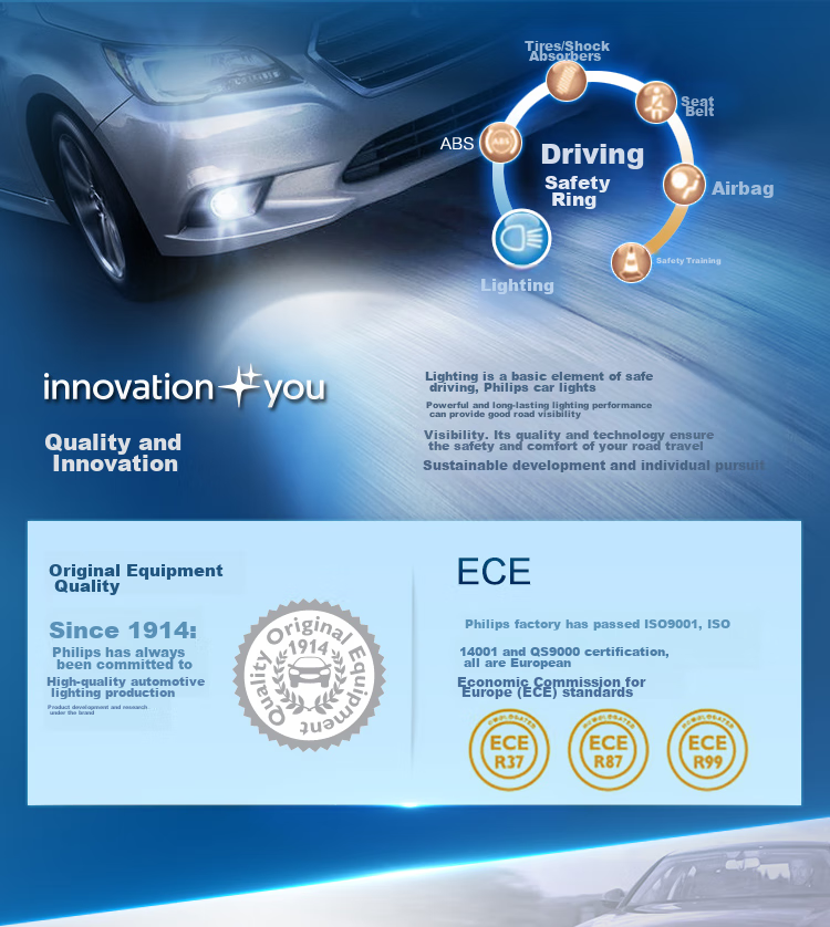 PHILIPS Automotive Xenon Headlight Bulb D2R 35W 4200K, Matches Original Car Light Color, Single Pack 5
