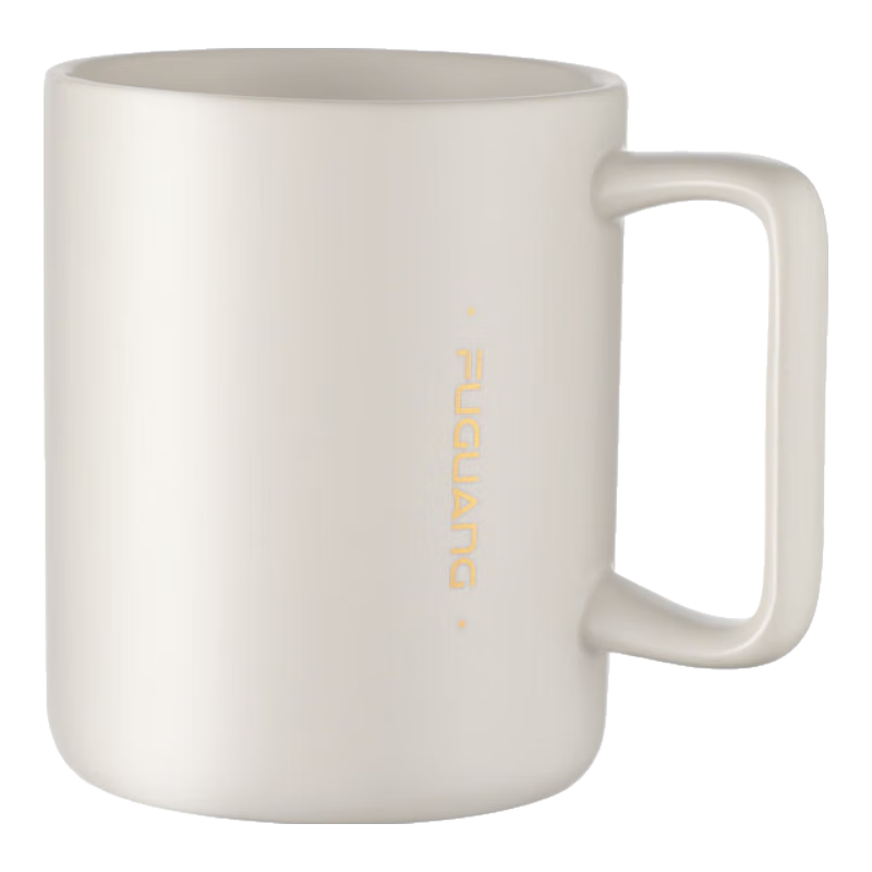 Fuguang Large Capacity Ceramic Mug, Gift Water Cup, Office Coffee Cup, Milk Cup, Breakfast Cup
