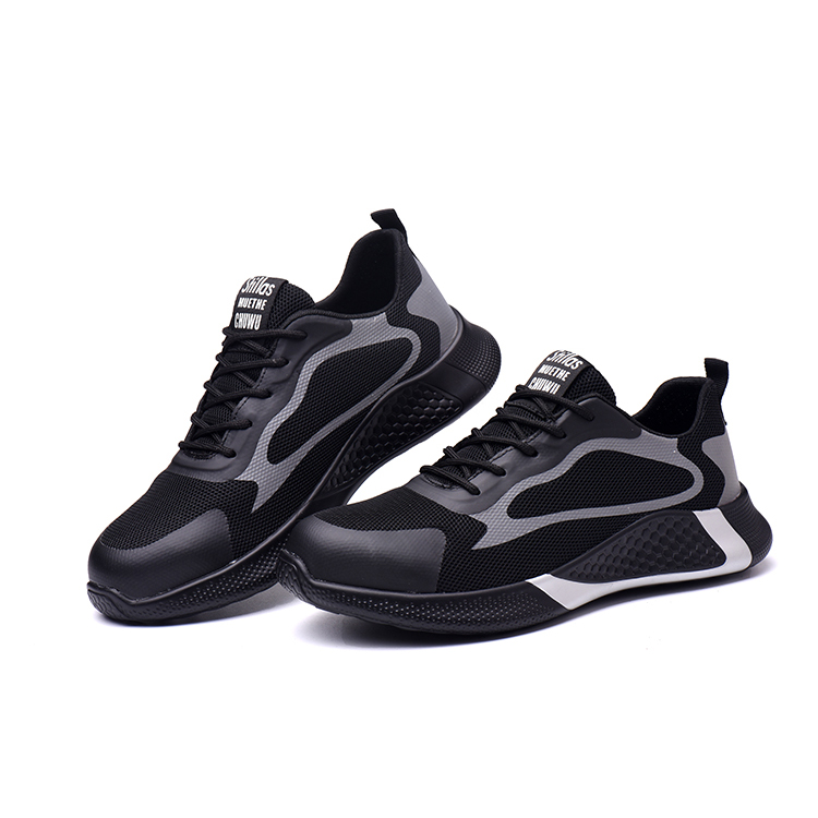 LAOGUANJIA Men's Safety Shoes, Breathable Steel Toe, Anti-Smashing, Puncture-Resistant Work Functional Safety Shoes, Comfortable And Lightweight LA203 Size 44 17