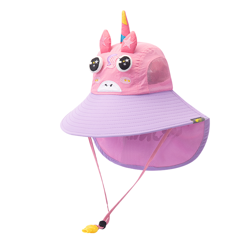 Lemonkid Children's Sun Protection Hat, Summer Baby UV Protection Sun Hat, Boys' Sunhat, Girls' Parent-Child Fisherman Hat