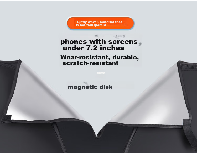 CarSetCity Car Sunshade, Front Windshield Sunshade, Sun Umbrella, Sun Visor, Titanium Silver Heat Insulation Cover for Summer, Sun Protection And Heat Insulatio 7