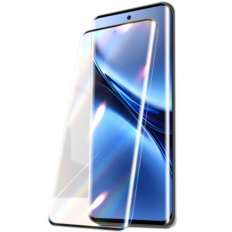 MAIKUQI Curved Tempered Glass Screen Protector for Vivo X200, Protective Film, HD Curved Heat-Bent Glass, Anti-Scratch, Anti-Drop, Anti-Fingerprint Protective Film - 1 Piece