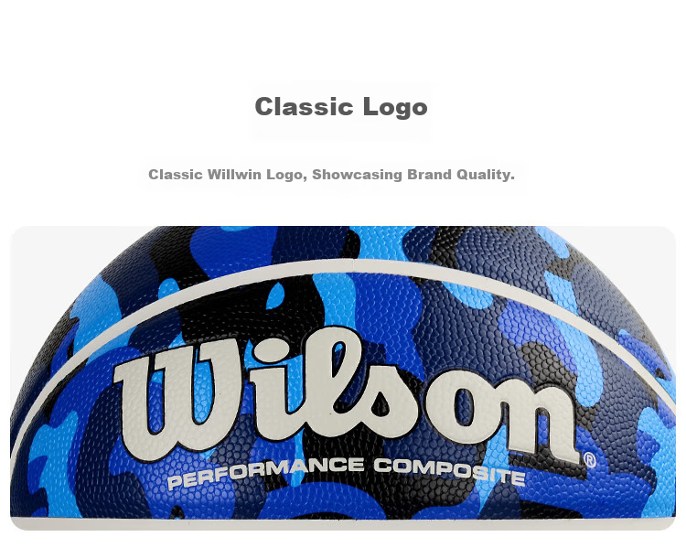 Wilson NCAA LEGEND Series No. 7 Basketball PU Material Indoor And Outdoor Universal Non-Slip Wear-Resistant Adult Basketball 9