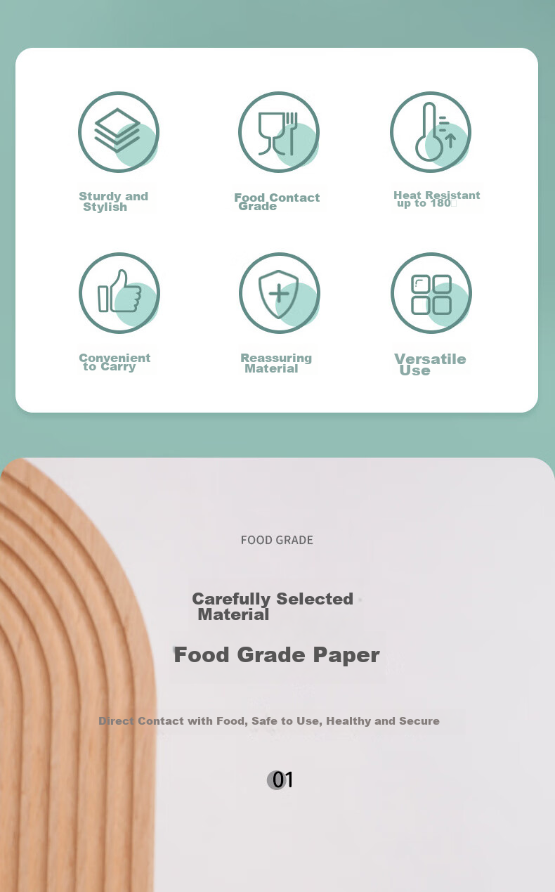 Yekee High-Temperature Resistant Baking Paper Cup Liners, Snow Melon Girl Paper Trays, 5cm Cake Paper Trays, 100 Pieces, Y-3975 2