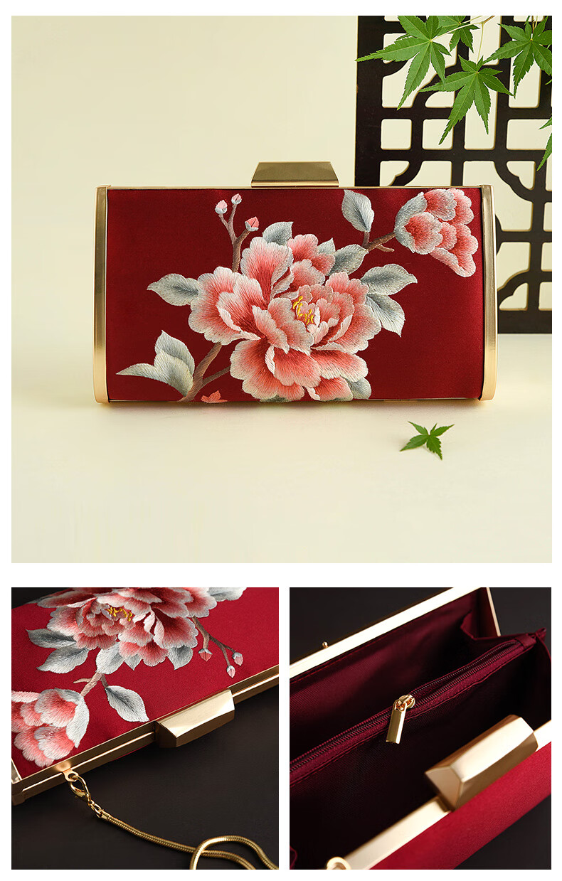 Hangsi Mansion Su Embroidery Silk Scarf Shawl Mulberry Silk Luxury Set Birthday Holiday Gift for Mom - Butterfly Green 6