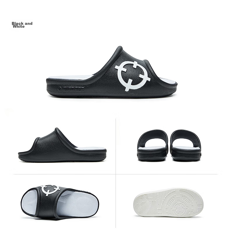 Zhunzhe Sky 1 Men's Sports Slippers Waterproof Non-Slip Soft Elastic Sandals Indoor Outdoor Thick Sole Water-Resistant Flip-Flops 9