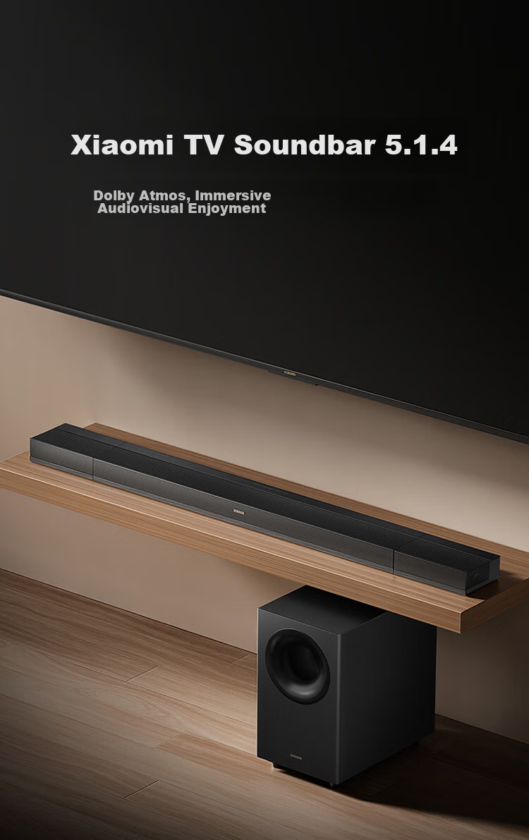 MI TV Soundbar 5.1.4 Dolby Atmos Wireless Bluetooth Soundbar + Subwoofer Sky Channel Surround Sound Home Theater System 1