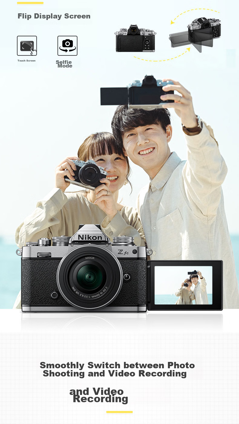 Nikon Zfc 28mm F/2.8 SE [Subsidy], Retro Mirrorless Camera Kit, Black Version, 4K/30P Video 6