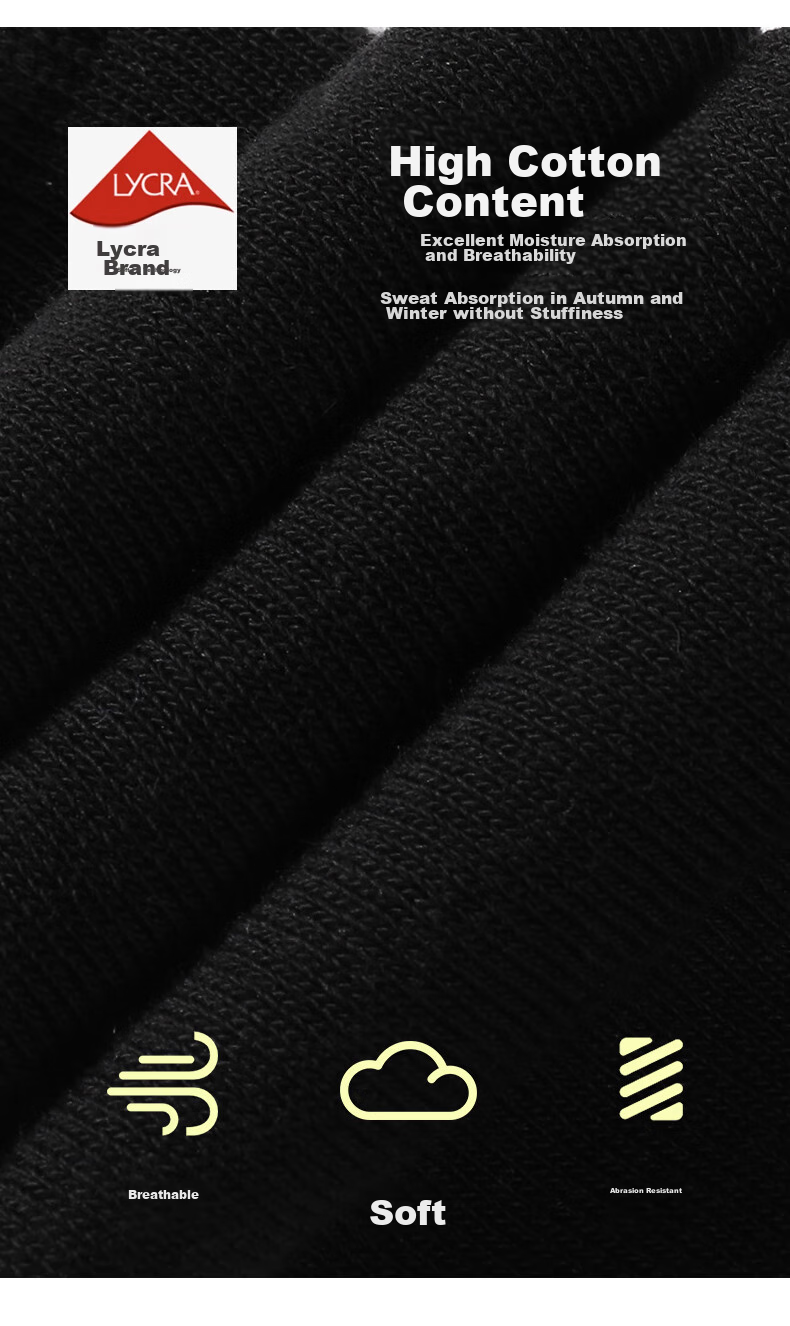 Zhiyouban Girls' Mid-Calf Socks, Children's Knee-High Socks, Spring And Autumn Style, Over-Knee White Long Socks, Black High Socks for Girls, Student Socks 3
