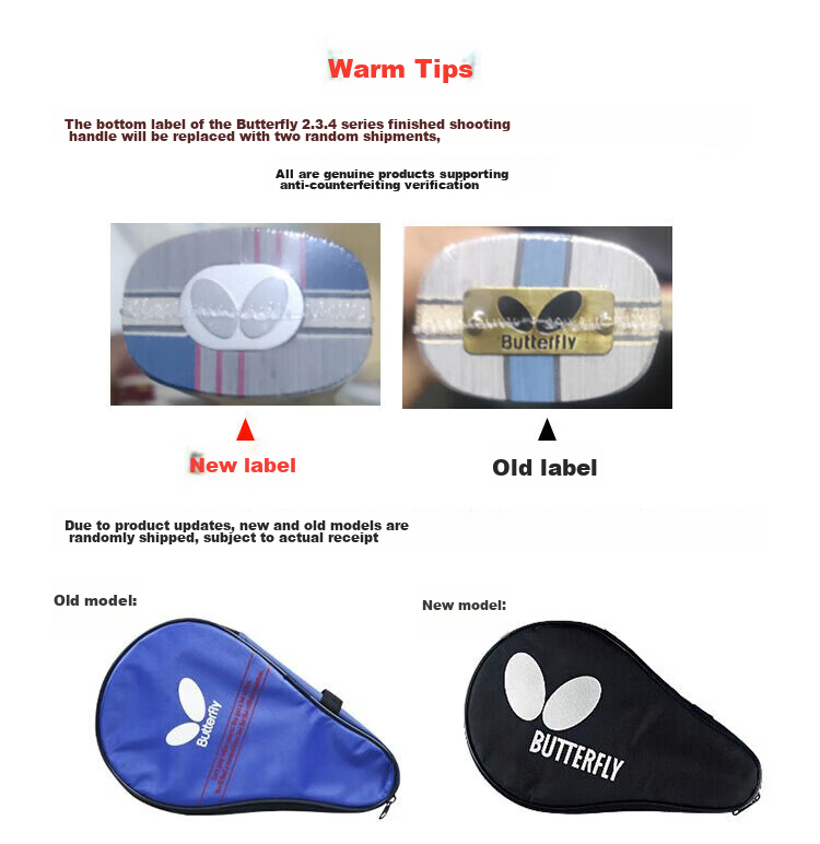BUTTERFLY 6-Star Table Tennis Racket [Double-Sided Reverse Rubber] Professional Pure Wood Blade 601 Penhold Grip, Includes Racket Case 2