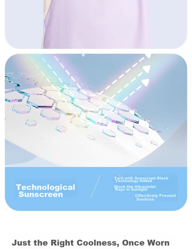 Ousen Children's Sun Protection Ice Sleeves, Outdoor Sun Protection Ice Silk Arm Sleeves, for Boys And Girls, Students, Summer UV Protection Arm Covers 8