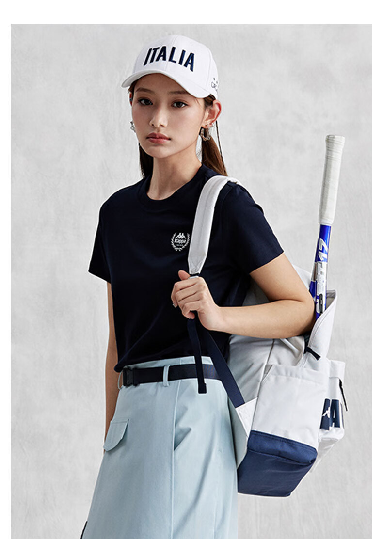 Kappa Back-to-Back T-Shirt Short Sleeve Retro 2026 New Summer Casual Cotton Sports Top K0E42TD01D 7