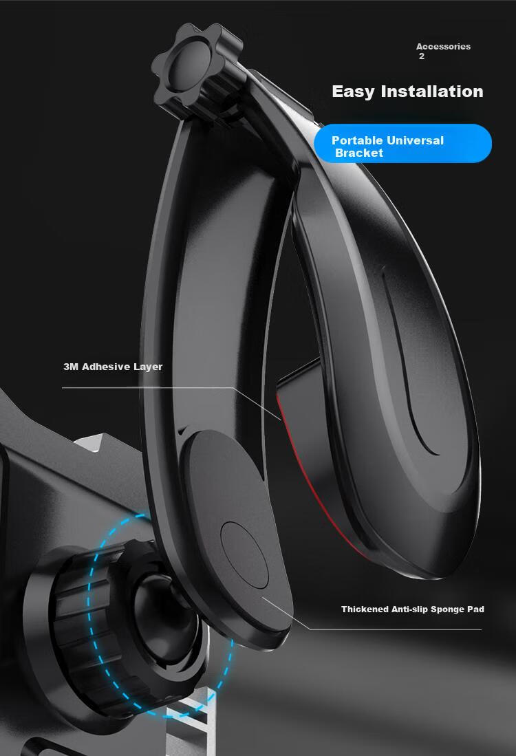 ESCASE Car Wireless Charging Dock, Fast Charging Car Air Vent Mount, Compatible with Apple 15 And Xiaomi 14 Phones 14