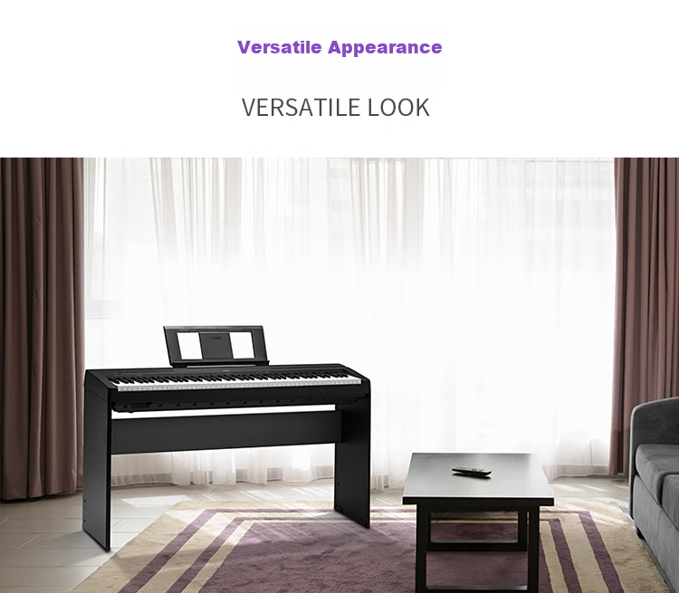 YAMAHA P45 Digital Piano, 88 Weighted Keys, Portable Smart Digital Keyboard for Adults And Children + Accessories 24