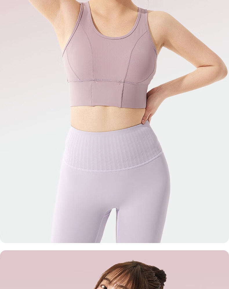 XUEXIMAN Plus Size Sports Bra for Women, Shock-Absorbing, Push-Up, High-Intensity One-Piece Fitness Bra, Makes Large Breasts Appear Smaller, Yoga Tank Top 12