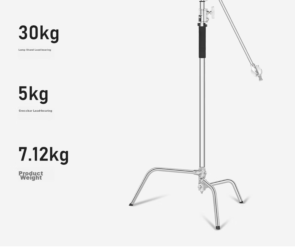 AMBITFUL Photography Magic Leg Light Stand 3.2m Inclined Arm Bracket, Ceiling Light Stand, Professional Studio Equipment, High Load-Bearing Light Stand, Suitable for Flash Lights, Photography Lights, Continuous Lighting, And Live Streaming Lights 8