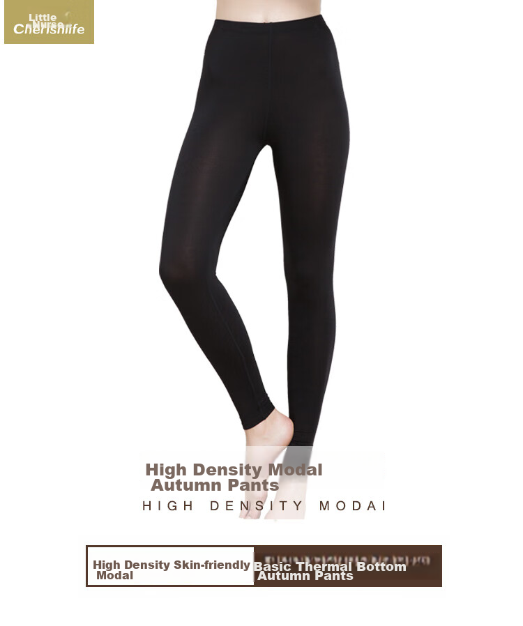 CHERISH LIFE Women's Single Modal Thin Long Johns, Thermal Underwear, Lanjing Modal 1
