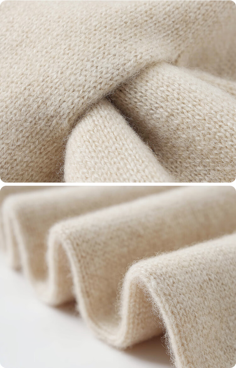 JIUMU 100% Cashmere Scarf for Women, Autumn And Winter Warm Neck Warmer, Gift for Girls And Mothers, Mid-Autumn Festival Birthday Present, Gift Box Set 10